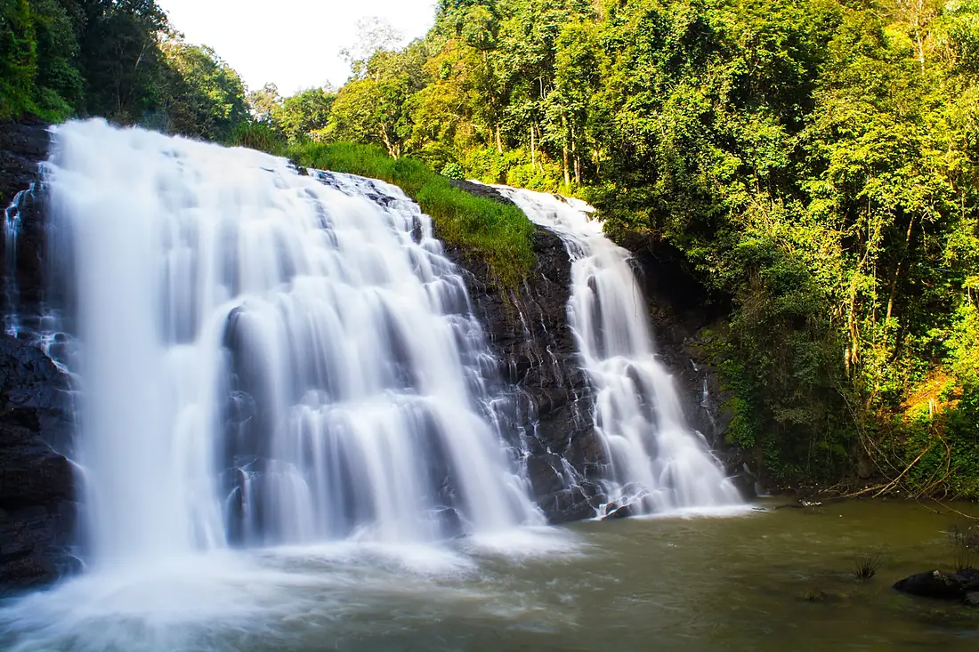 A waterfall at Coorg