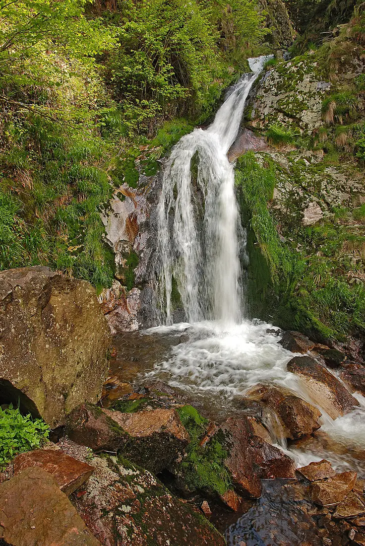 Allerheiligen Wasserfall im Naturpark Schwarzwald Mitte-Nord, Baden Württemberg, Deutschland