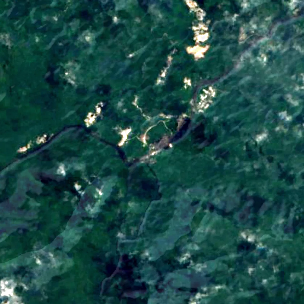 Amatuk Fall seen from above (Sentinel-2)