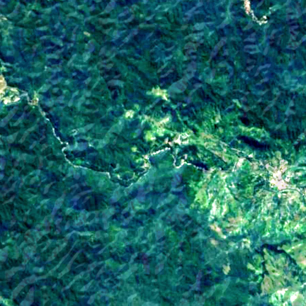 Andriamamovoka Falls seen from above (Sentinel-2)