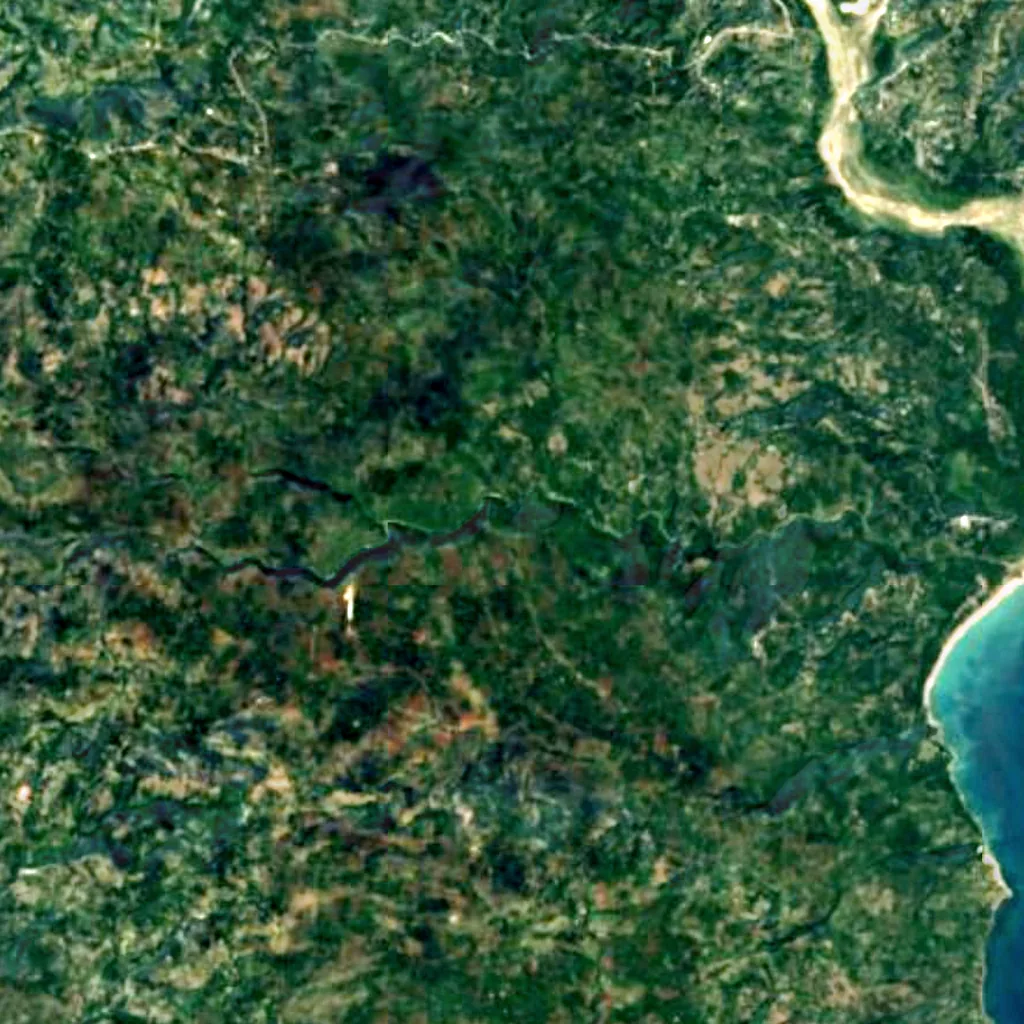 Bassin Bleu seen from above (Sentinel-2)