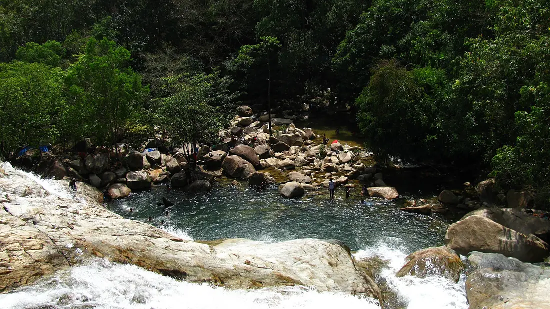Berkelah Falls, First Tier