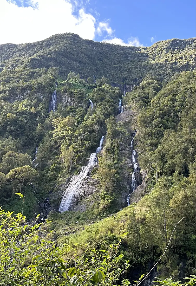 Wasserfall Brautschleier in Réunion 01