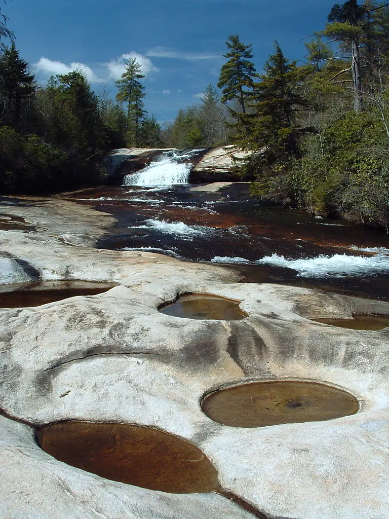 Bridal veil falls holes