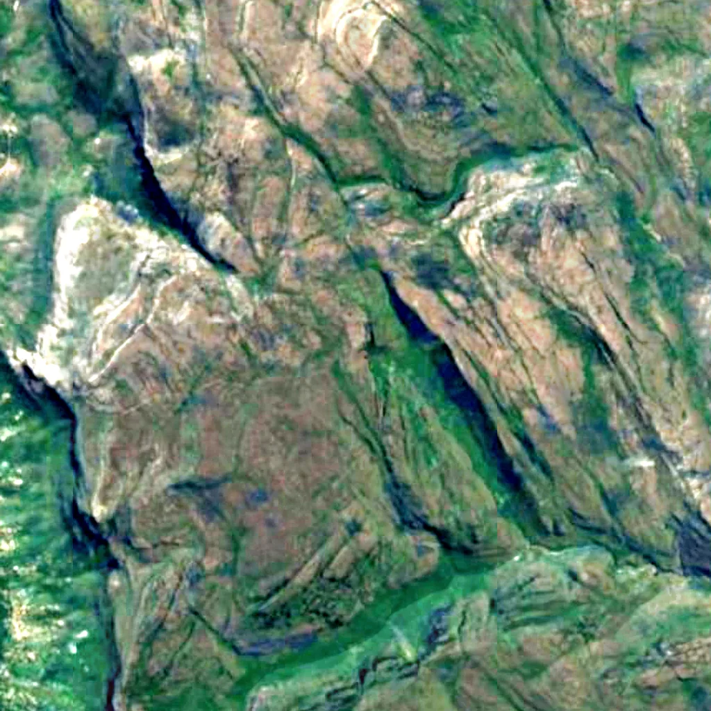 Cachoeira da Fumaça seen from above (Sentinel-2)