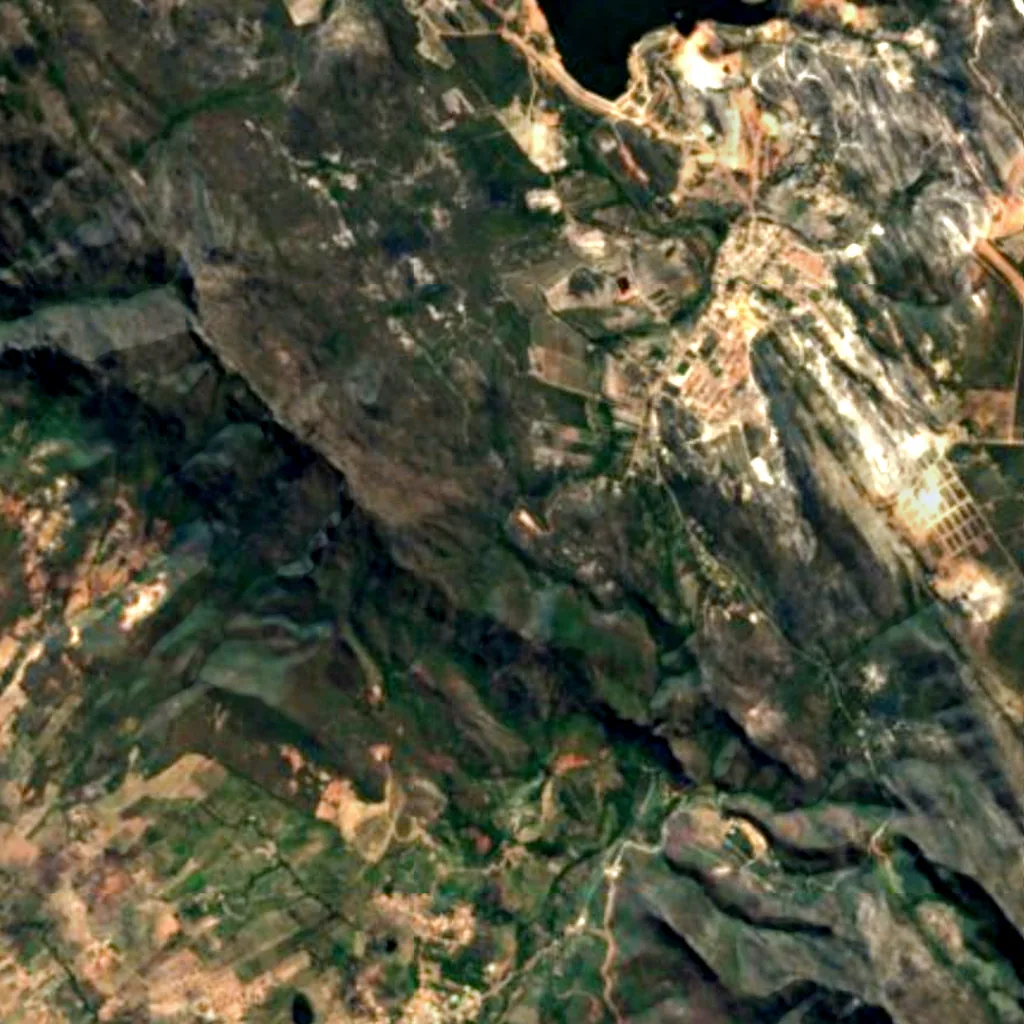 Cachoeira do Fraga seen from above (Sentinel-2)