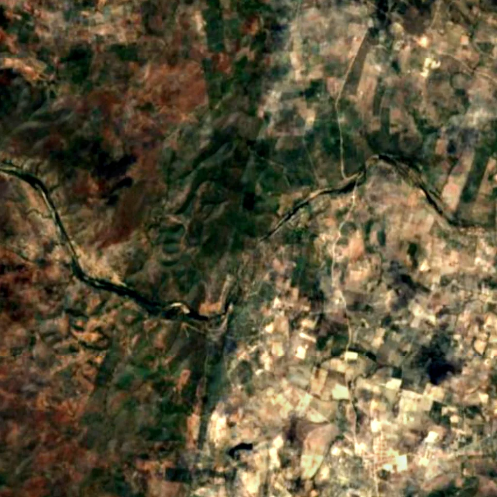 Cachoeira do Inferno seen from above (Sentinel-2)