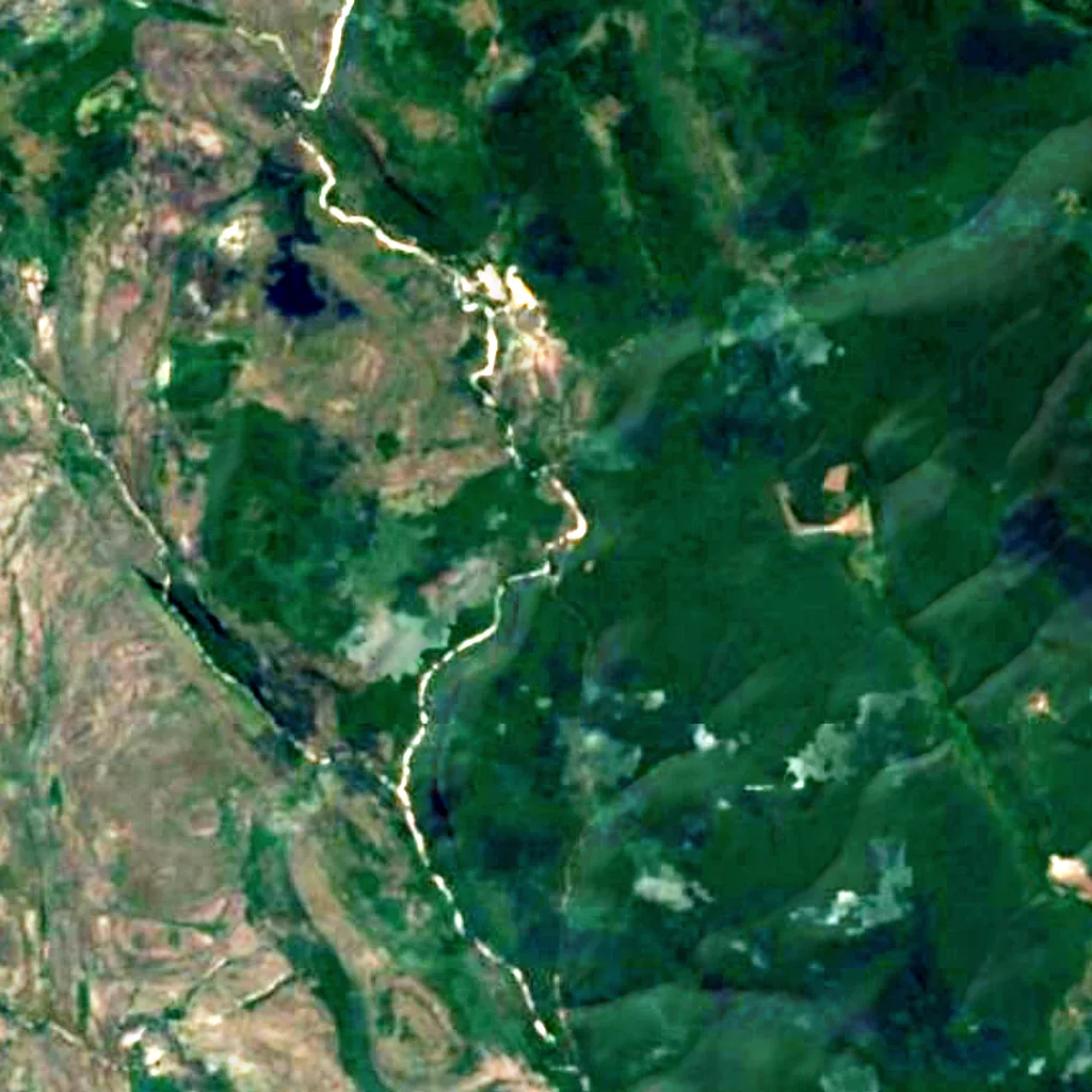 Cachoeira do Mosquito seen from above (Sentinel-2)