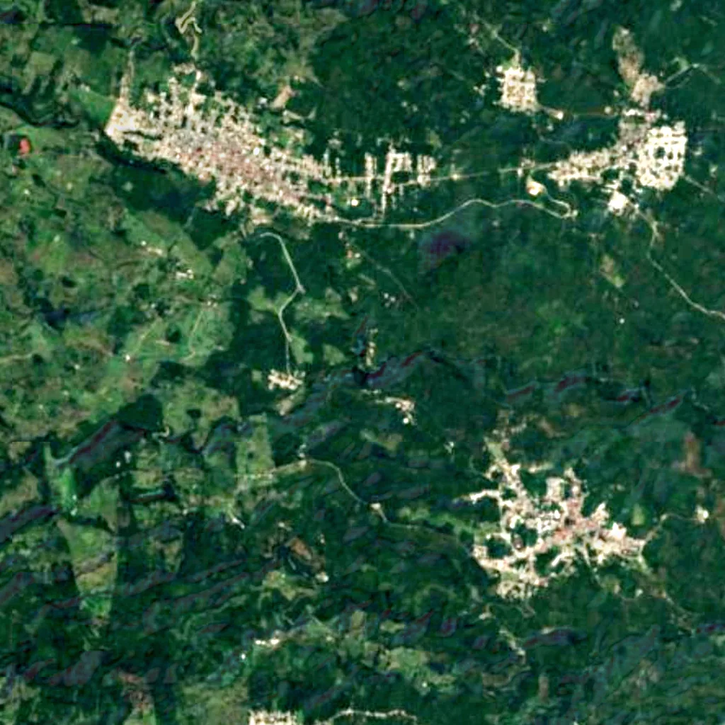 Cascada de Texolo seen from above (Sentinel-2)