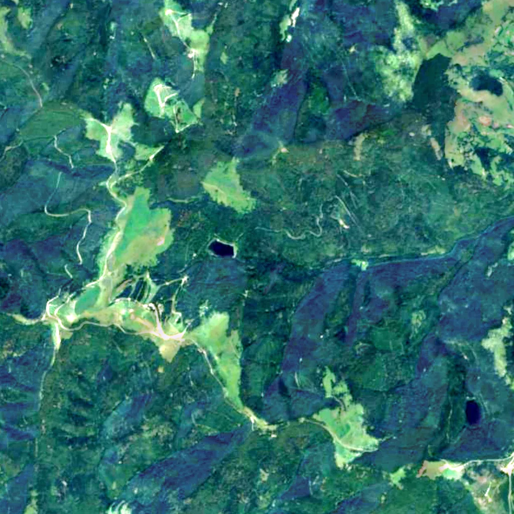 Cascade de la Lauch seen from above (Sentinel-2)