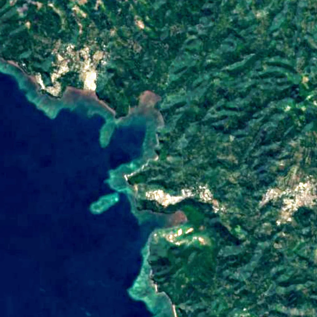 Cascade de Soulou seen from above (Sentinel-2)