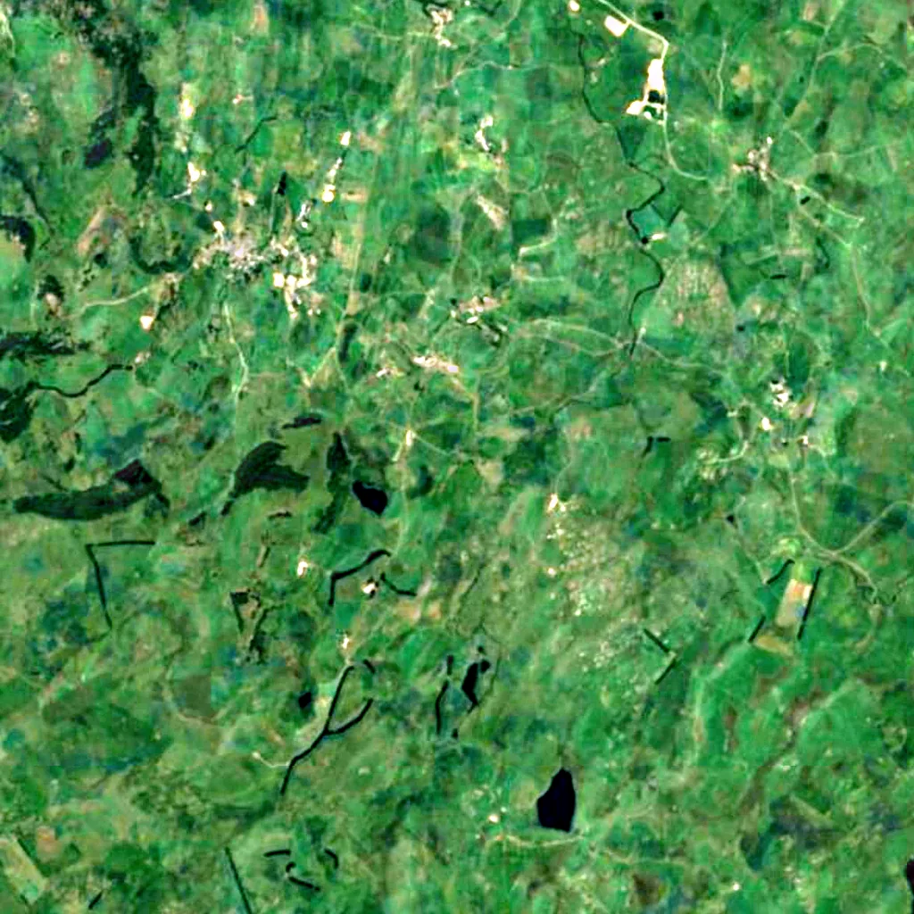 Cascade du Déroc seen from above (Sentinel-2)