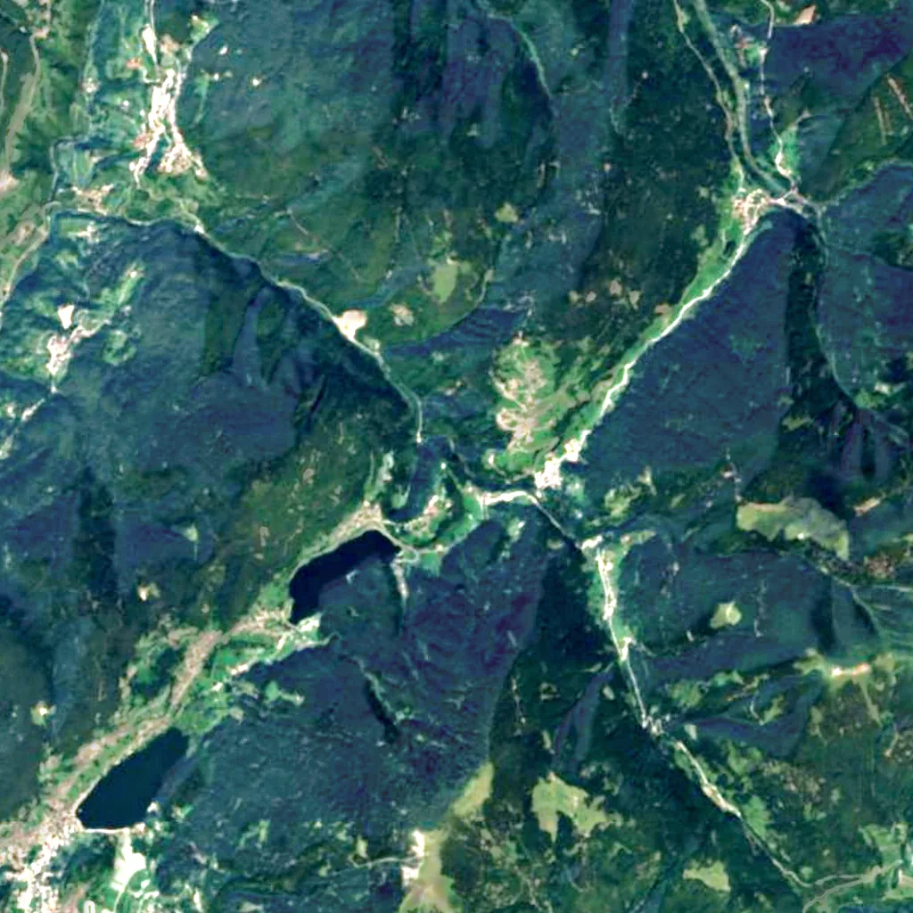 Cascata del lupo seen from above (Sentinel-2)