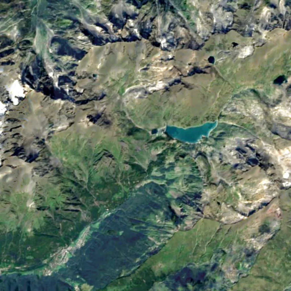Cascate del Serio seen from above (Sentinel-2)