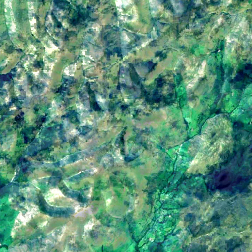 Cautley Spout seen from above (Sentinel-2)