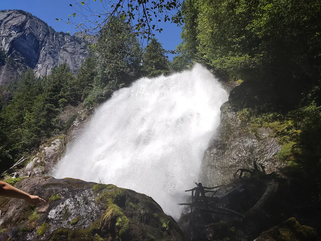 Chatterbox Falls midpoint