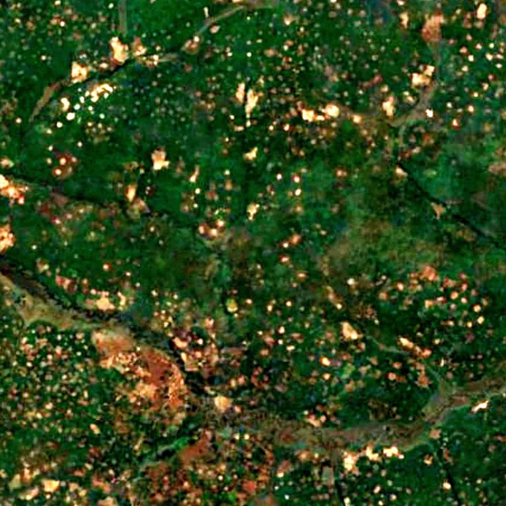 Chishimba Falls seen from above (Sentinel-2)
