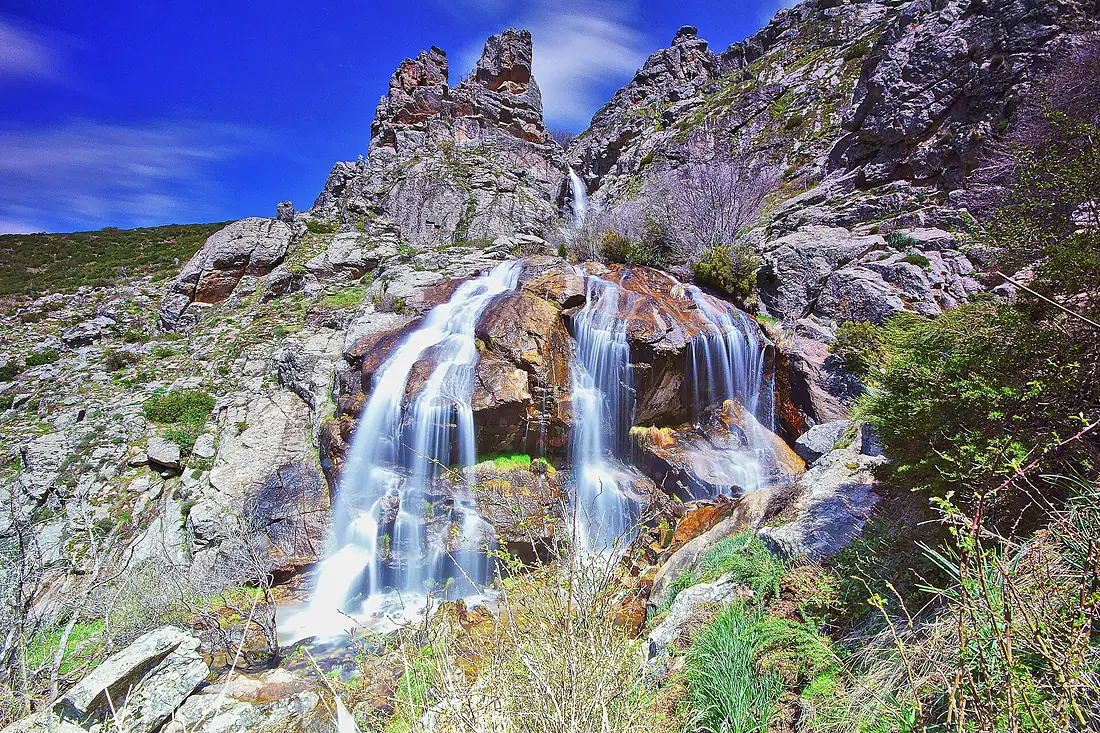 Chorrera de Litueros. Sierra Norte de Madrid