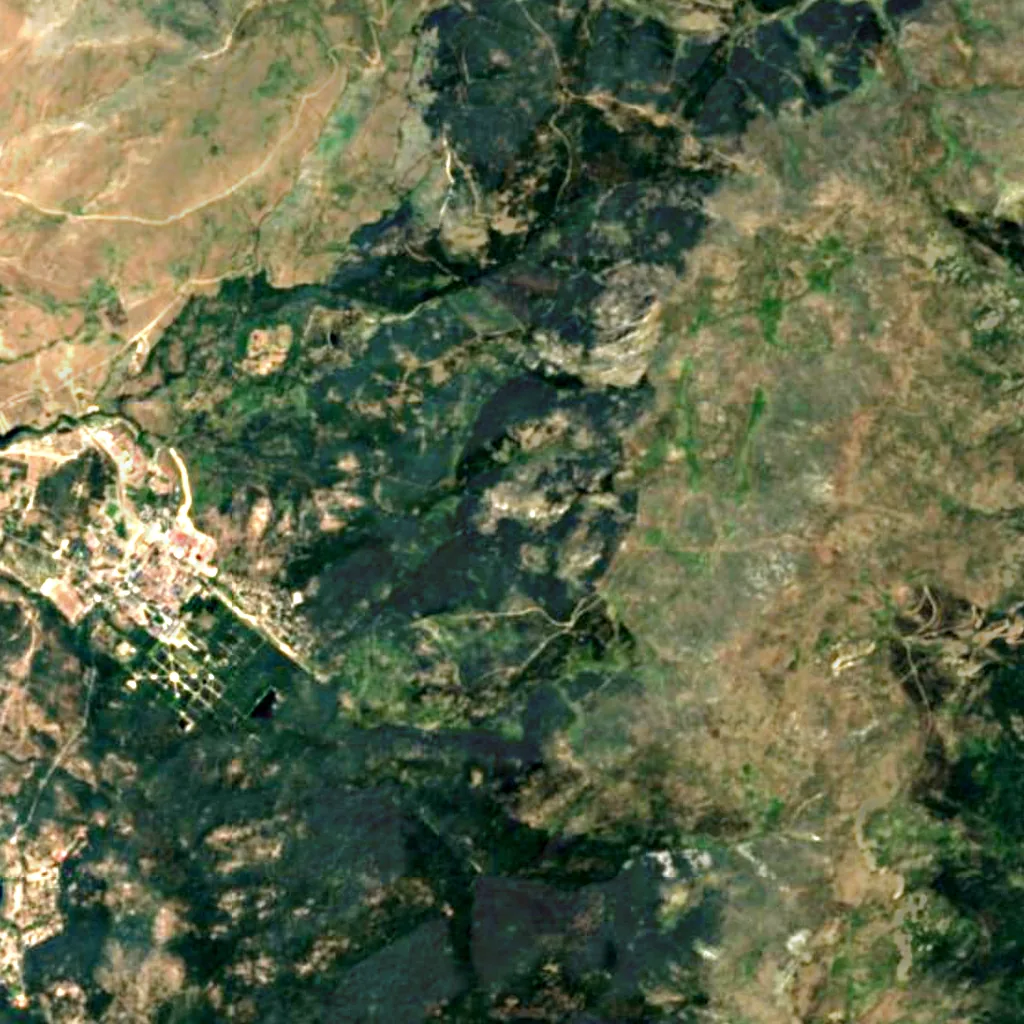 Chorro Grande seen from above (Sentinel-2)