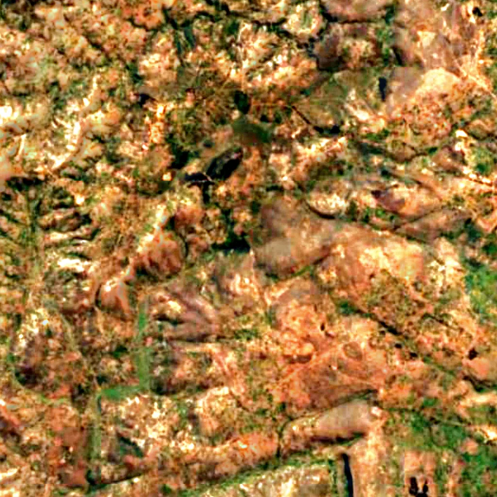 Chutes de la Kagera seen from above (Sentinel-2)