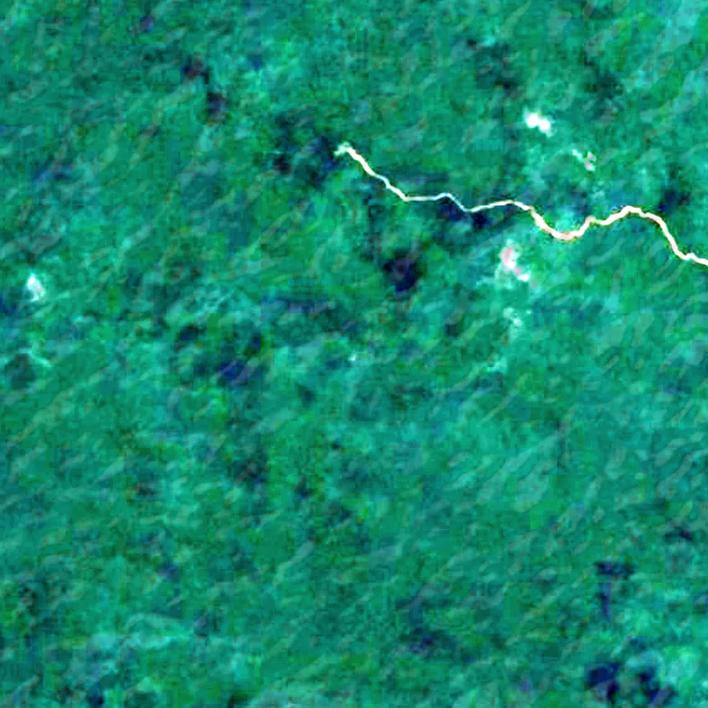 Chutes Voltaire seen from above (Sentinel-2)