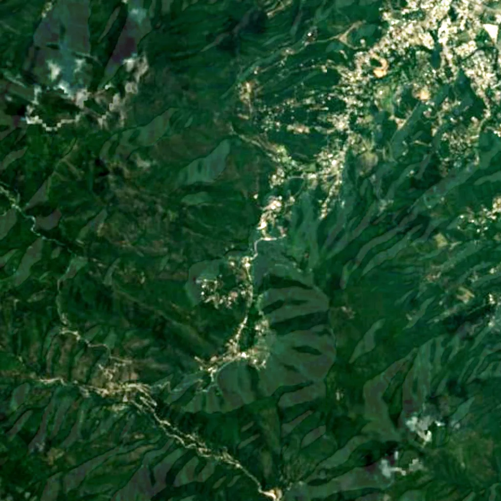 Cola de Caballo seen from above (Sentinel-2)