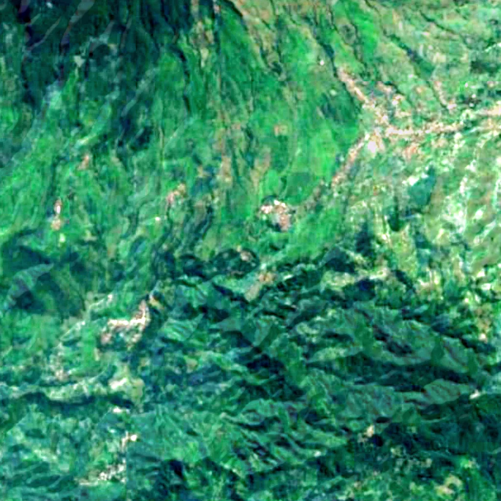 Curug Orok seen from above (Sentinel-2)
