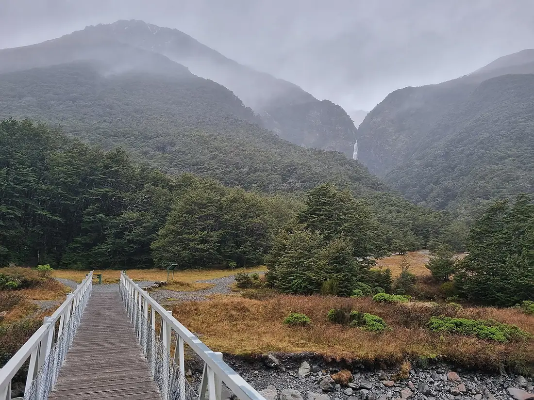 Devil's Punchbowl view, New Zealand