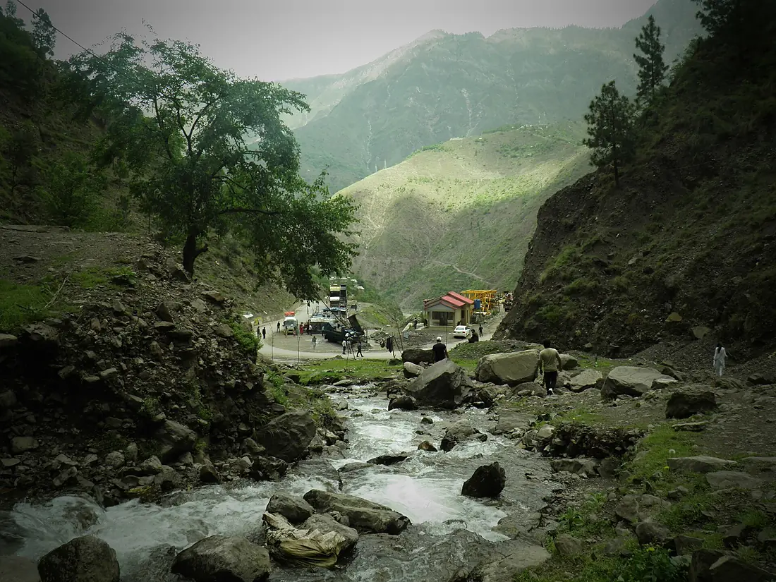 Dhanni waterfall Kashmir