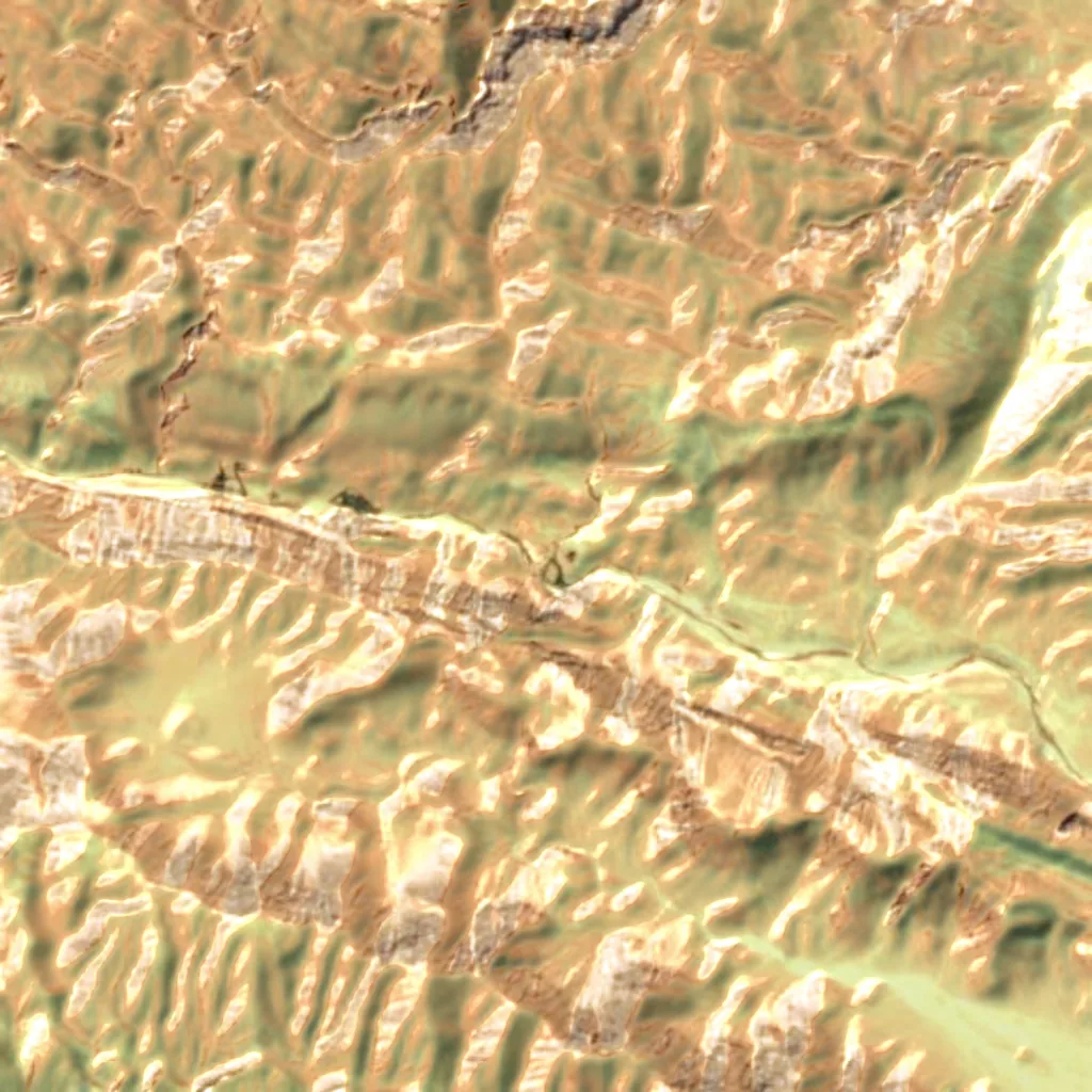 Fadami Waterfall seen from above (Sentinel-2)