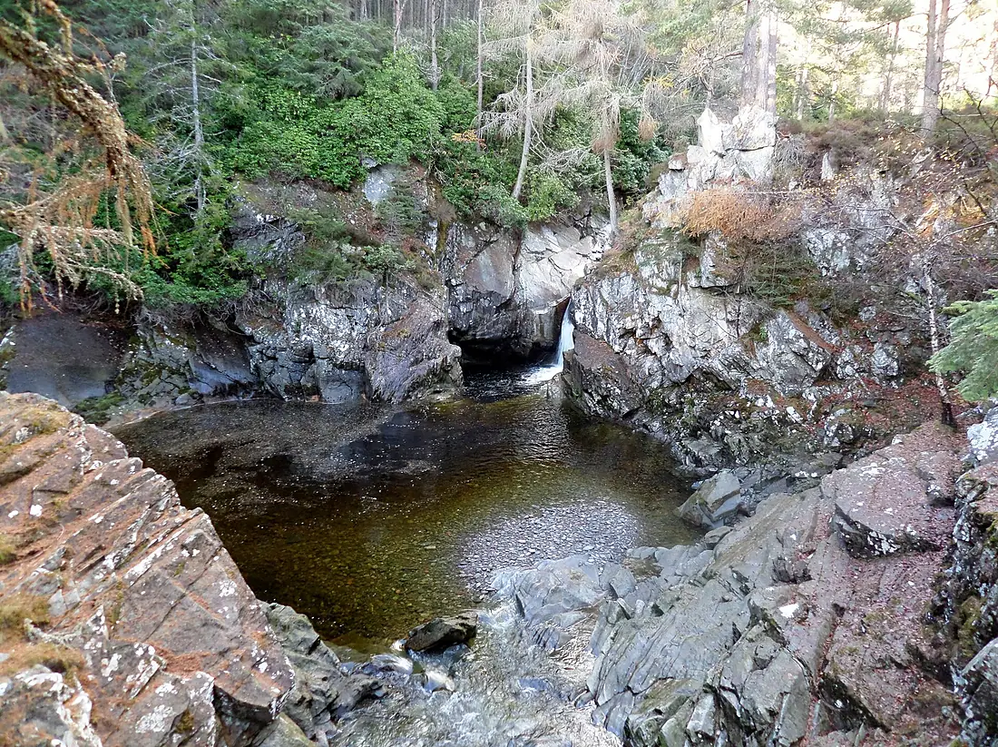 Falls of Bruar above the Lower Bridge, Blair Atholl, Perth and Kinross