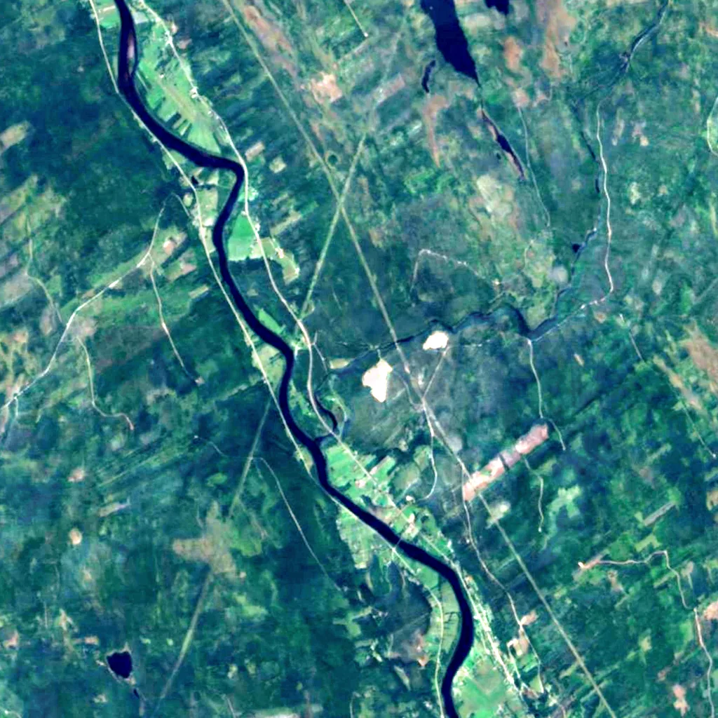 Fämtfallet seen from above (Sentinel-2)