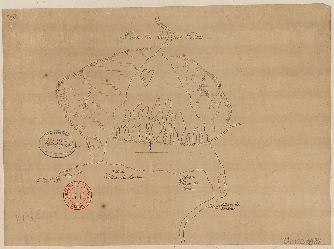 Plan Felou Falls 1749