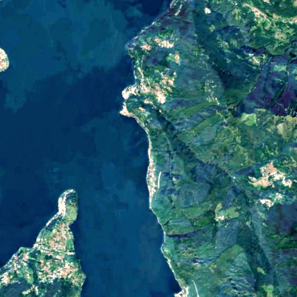 Fiumelatte seen from above (Sentinel-2)
