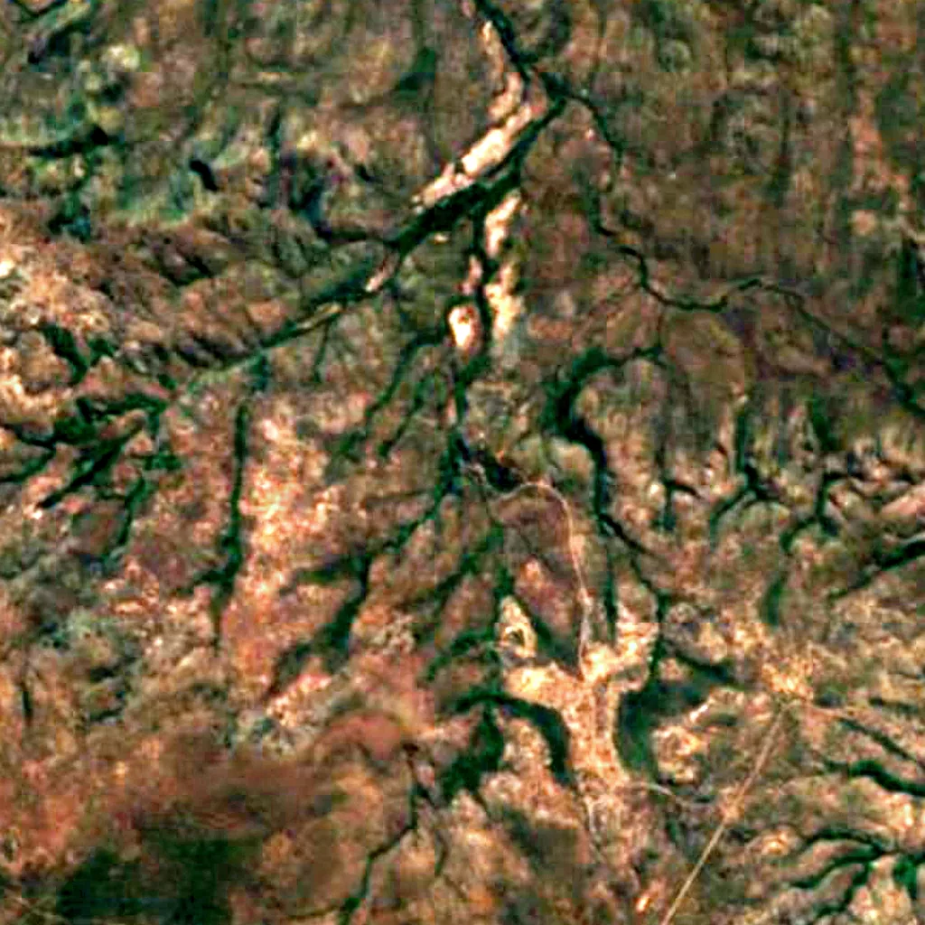 Florence Falls seen from above (Sentinel-2)
