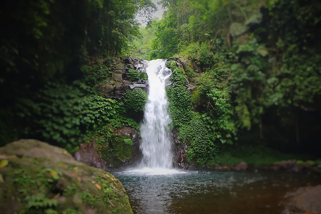 Gitgit waterfalls in Bali; January 2015