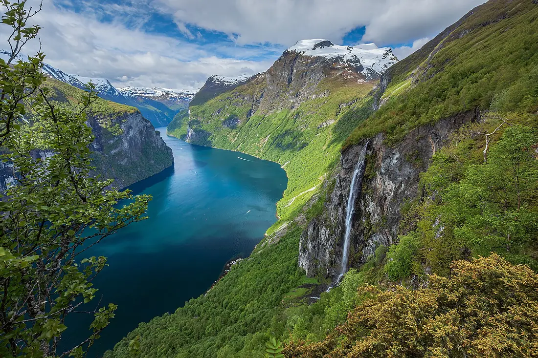 Geirangerfjorden and Gjerdefossen, Stranda, Møre og Romsdal, Norway, 2025 May - 2
