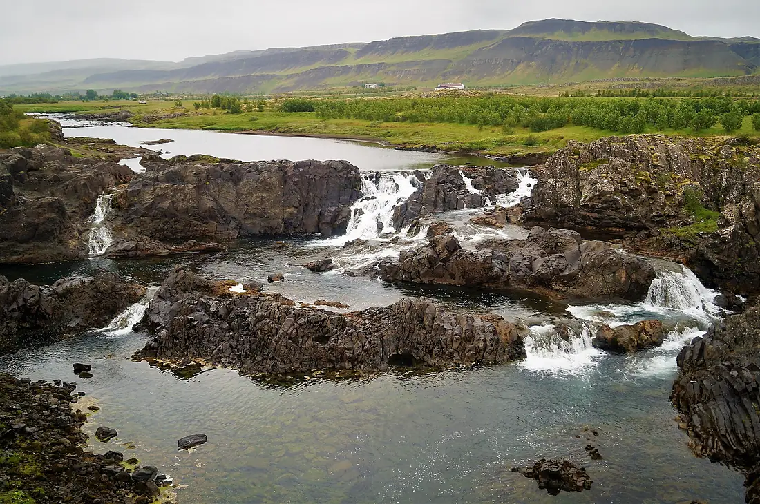 Glanni waterfall, July 2019