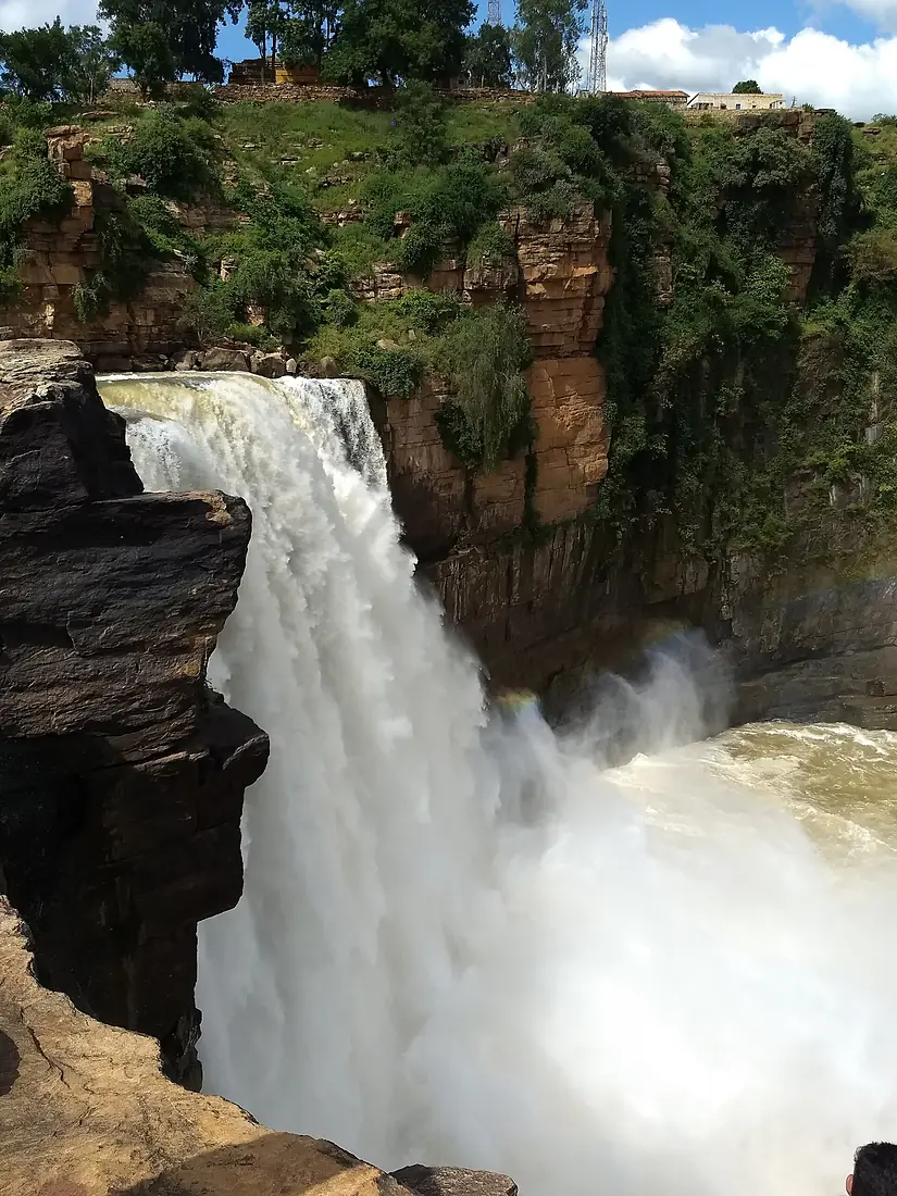 A scenic view of Gokak Falls