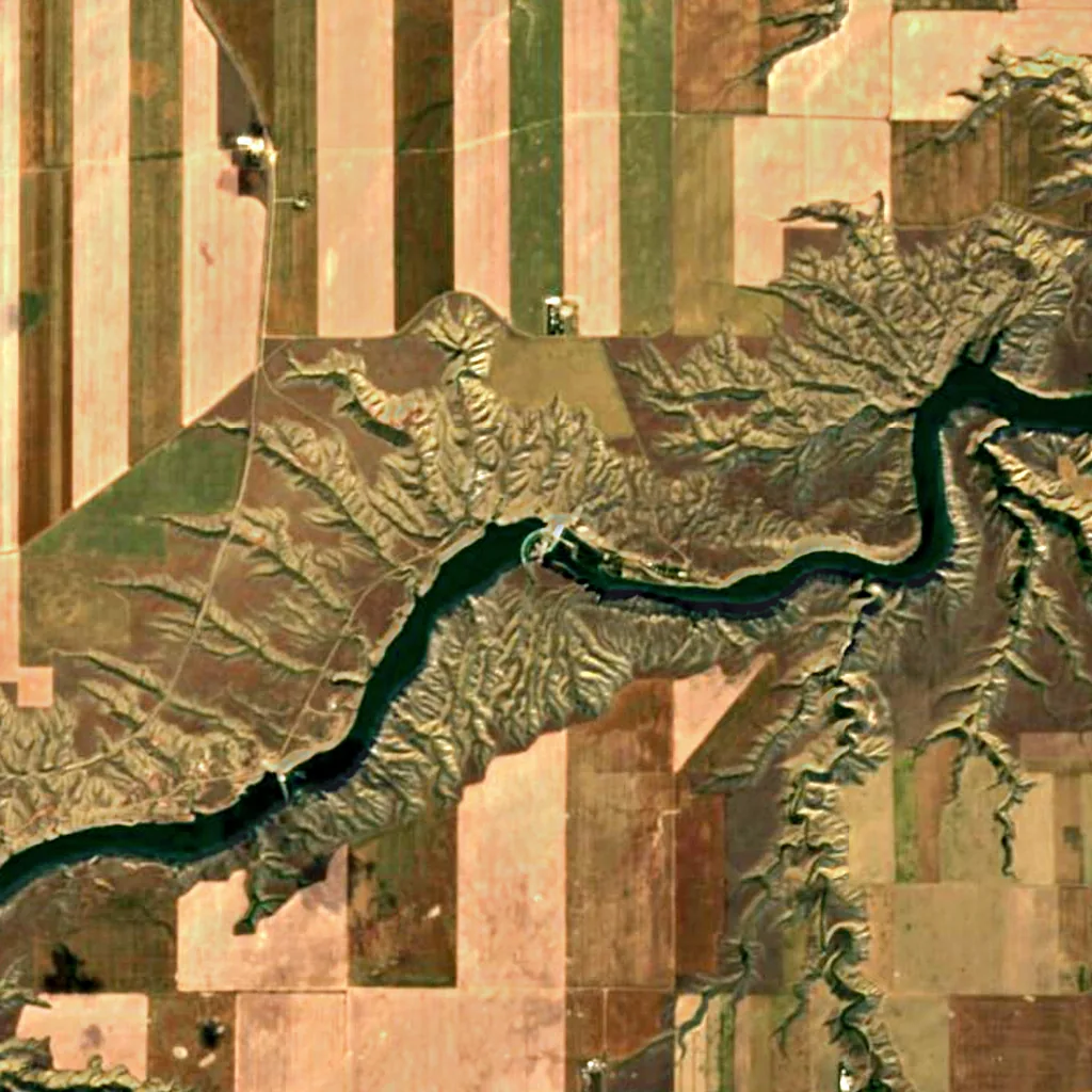 Great Falls seen from above (Sentinel-2)