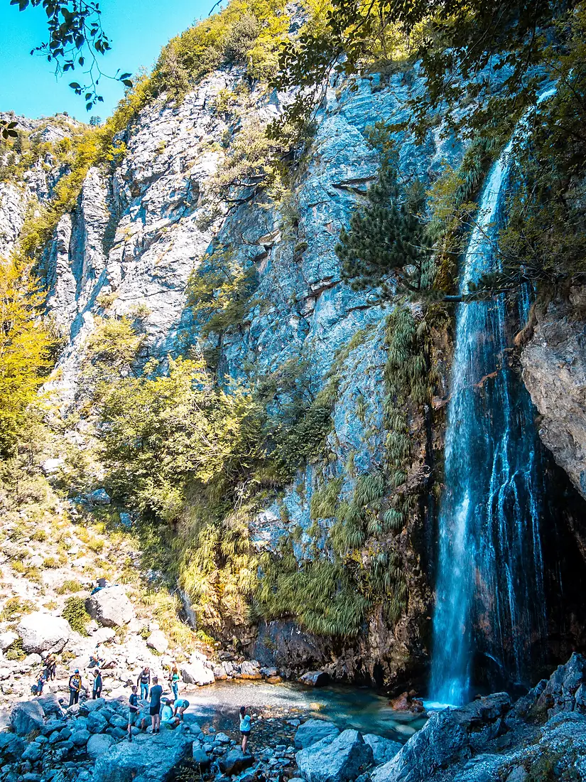 Grunas Wasserfall Theth