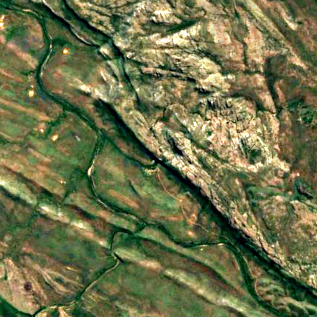 Gunlom Falls seen from above (Sentinel-2)