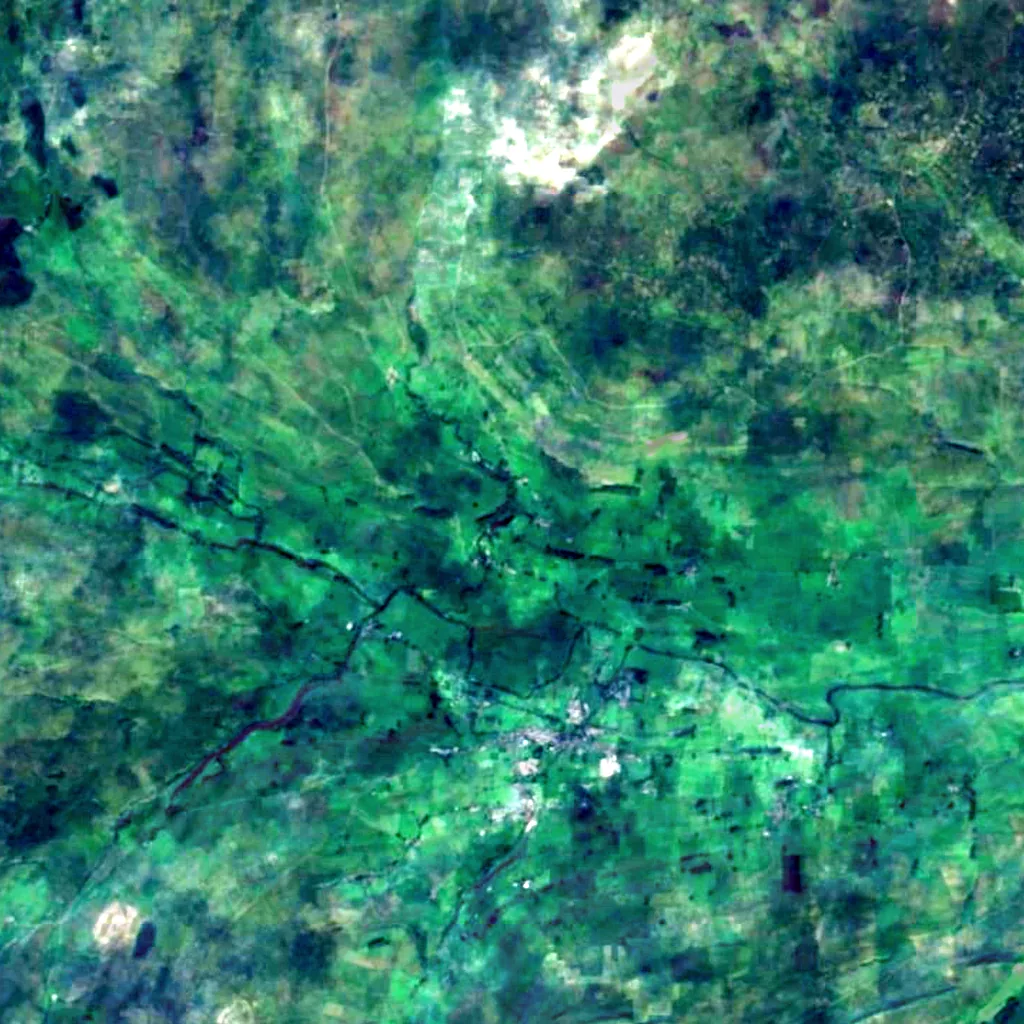 Hardraw Force seen from above (Sentinel-2)