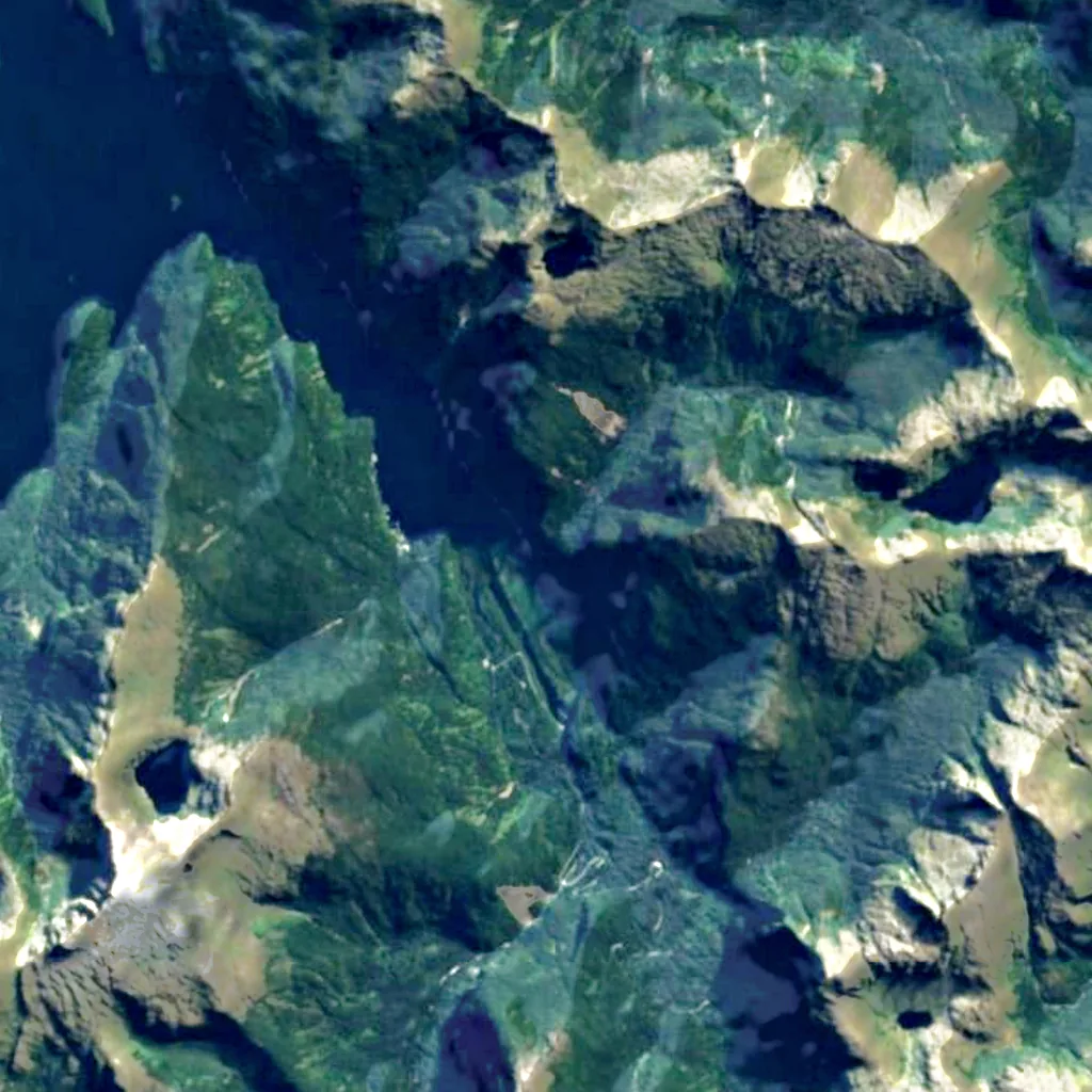 Helena Falls seen from above (Sentinel-2)