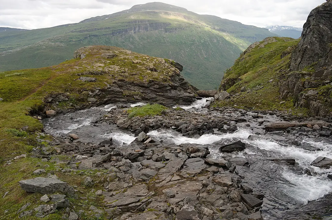 Saraelva upstream from Henrikkafossen 2