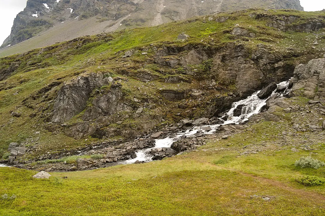 Saraelva upstream from Henrikkafossen 1