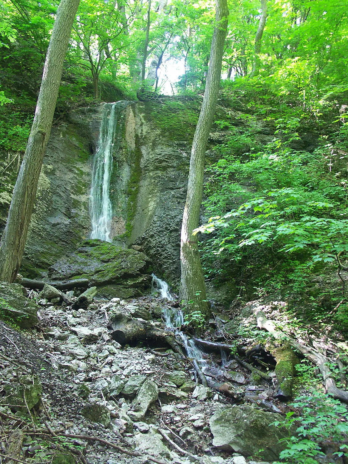 Slovakia Smolenice Hlbociansky vodopad