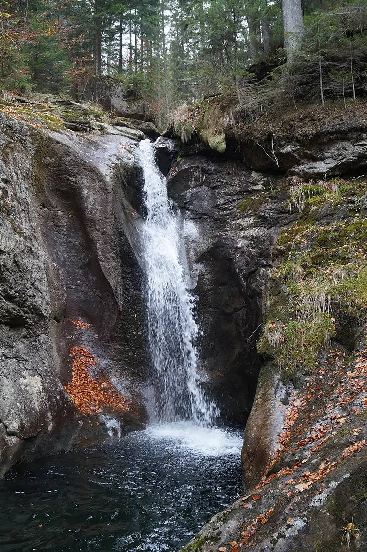 Wasserfall "Hochfall" im Bayerischen Wald