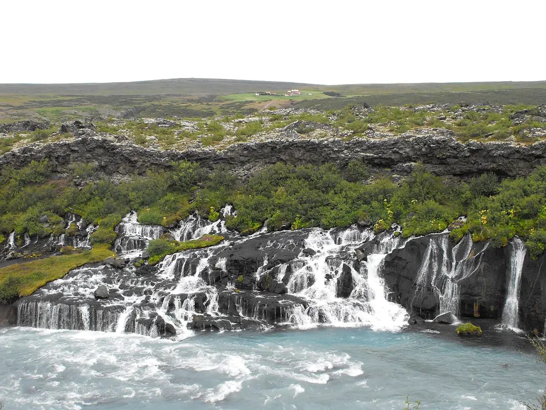 Hraunfossar - Iceland - panoramio (1)