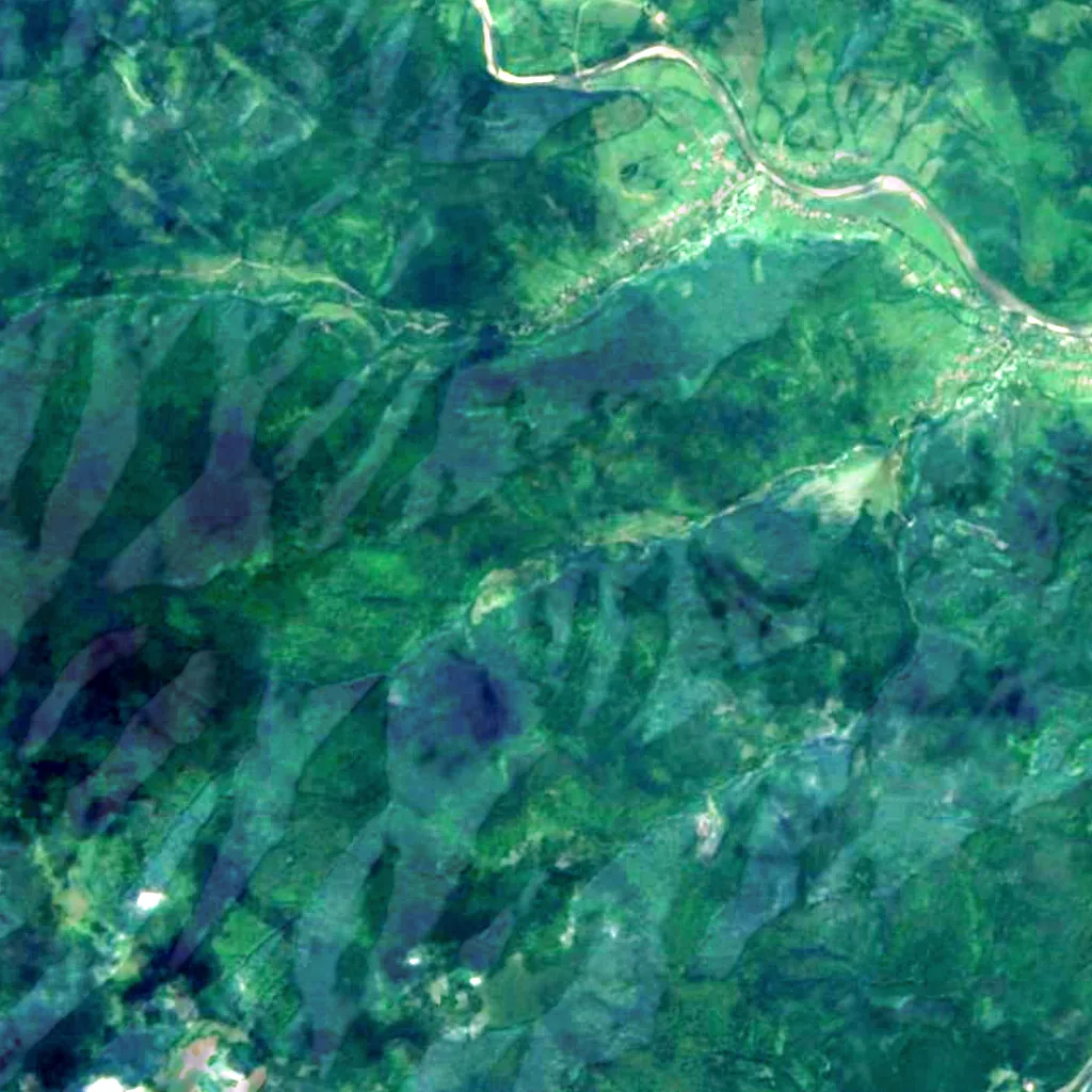 Hurkalo seen from above (Sentinel-2)